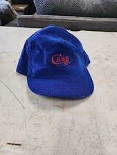 Case XX Cutlery Corduroy Snapback Hat Men USA Made Blue