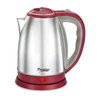 New Prestige Stainless Steel 1.5 Litre Kettle 1500-Watts, Color Red,