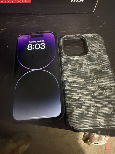 Apple iPhone 14 Pro - 256 GB - Deep Purple (Unlocked) Smartphone Bat. Health 85% - Picture 9 of 10