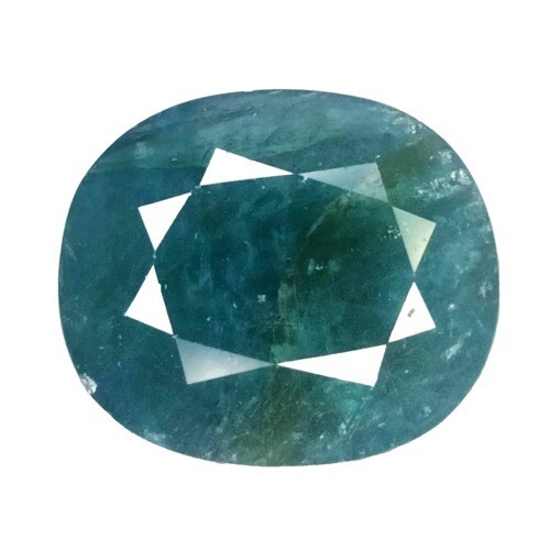23.370 CTS VERDE AZULADO GRANDIDIERITA NATURAL CORTE OVALADO, PIEDRAS PRECIOSAS VER VIDEO - Imagen 1 de 3