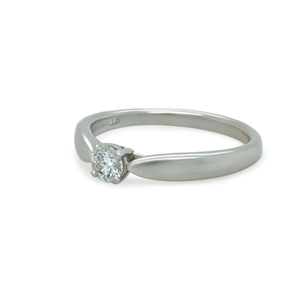 Auténtica Tiffany & Co. Anillo de diamantes Harmony de platino 0,17 quilates PVP $5.950* Foto 4 de 4