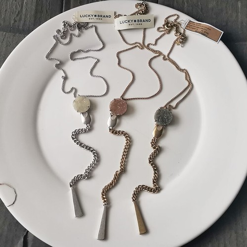 New Lucky Brand Tassel Pendant Necklace 