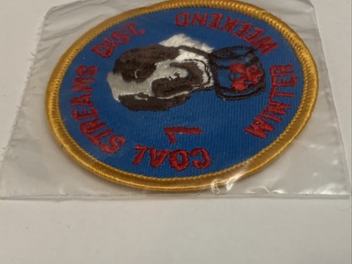 VINTAGE BSA BOY SCOUT OF AMERICA PATCH. VINTAGE KOHLEBÄCHE DIST. 7 WINTERWOCHE - Bild 6 von 12