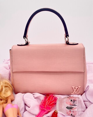 Louis Vuitton Cluny BB Epi Leather Top Handle Crossbody Bag Women Pink One Size