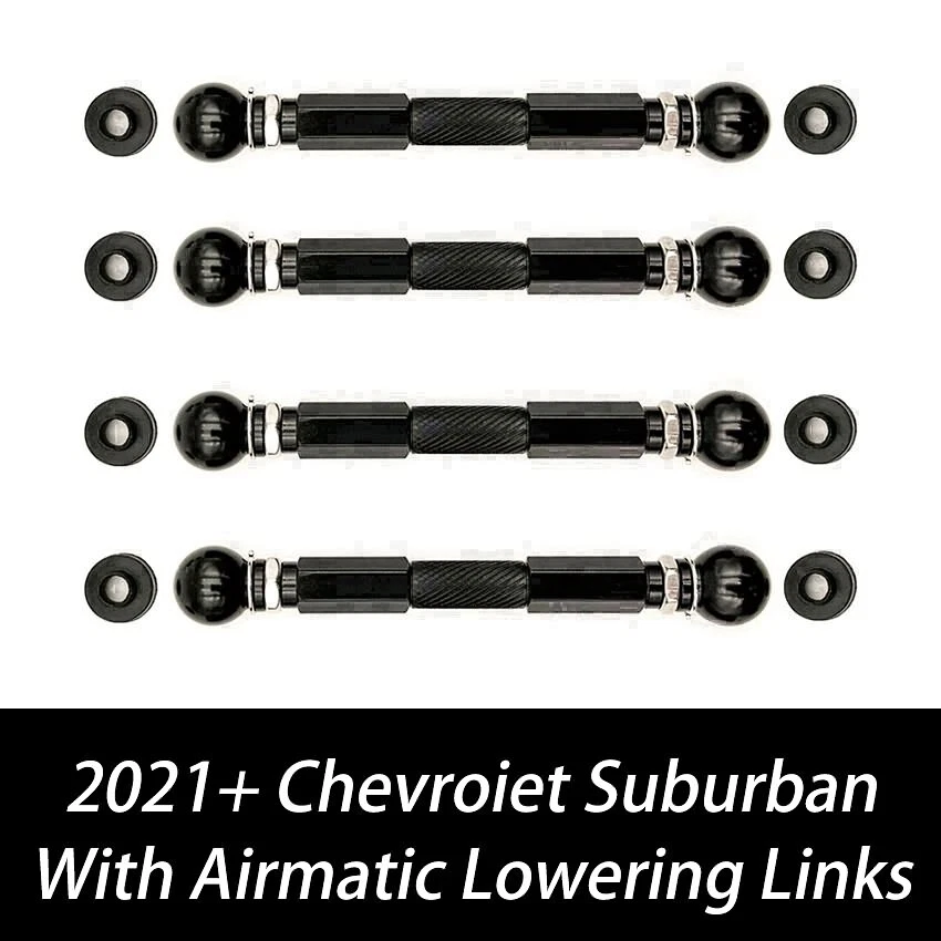 Kit de varillas de eslabones de bajada de suspensión neumática ajustable para Chevrolet Suburban 2021+ Foto 2 de 4