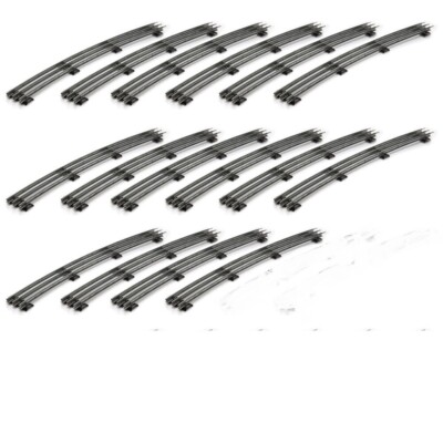 Lot of 16 Menards O GAUGE O-96 Curve Track - Makes 96'' Diameter Circle - NEW