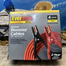 EverStart , 20-Foot 4-Gauge Automotive Booster Jumper Cables, 250 amps