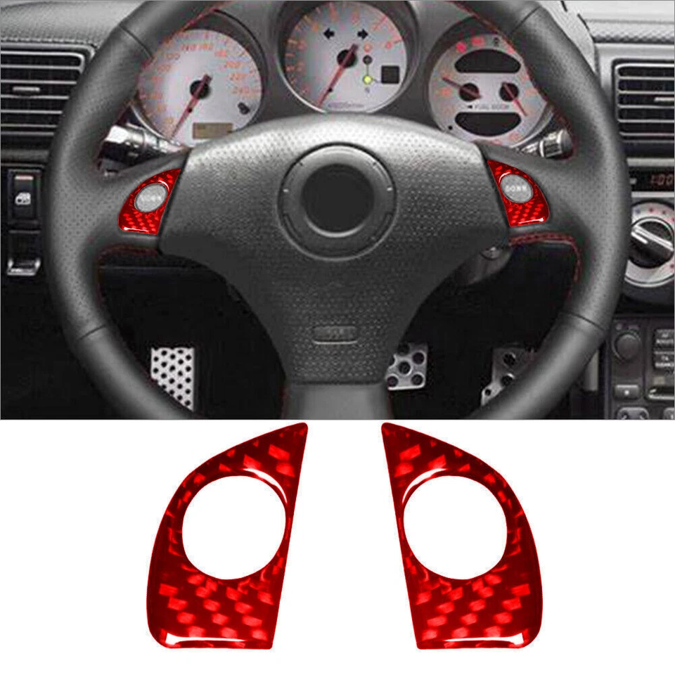 Полный комплект отделки салона из красного углеродного волокна 18 шт. для Toyota Celica 2000-2005 - Изображение 3 из 4