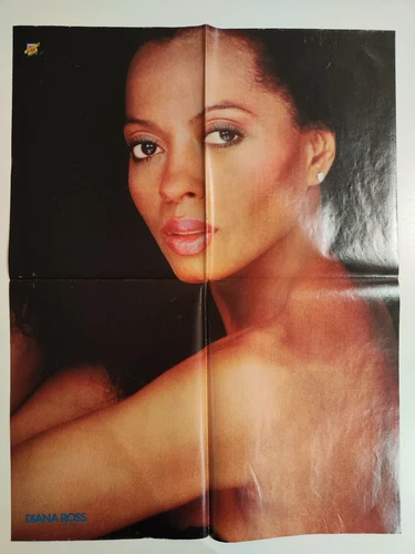 DIANA ROSS big A2 poster from HITKRANT magazine Holland 1980's. BUCKS FIZZ.