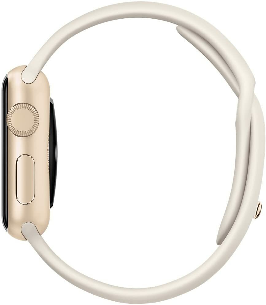 Apple Smart Watch 1st 38mm MLCJ2LL/A Gold Aluminum Case Antique