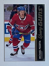 21-22 UD Extended Series Hockey Young Guns 705 Michael Pezzetta