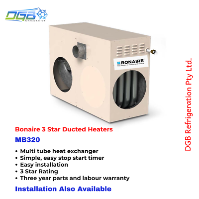 Bonaire MB320 - 20kW - 3 Star - Internal/External Ducted Gas Heater | eBay