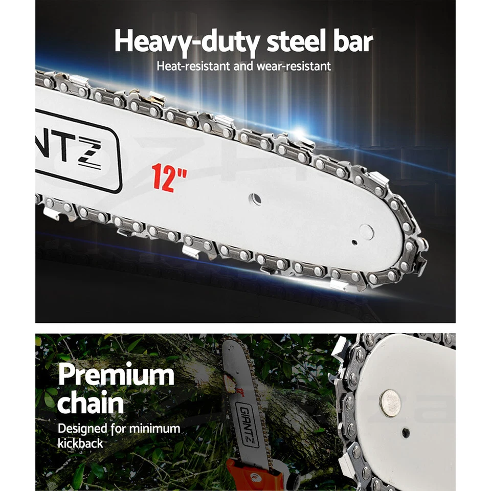 Giantz 65CC Pole Chainsaw Petrol Saw Chain Tree Pruner Extended Bonus Extra Gift - image 3 of 4