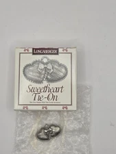 Longaberger Sweet Heart Basket Tie On