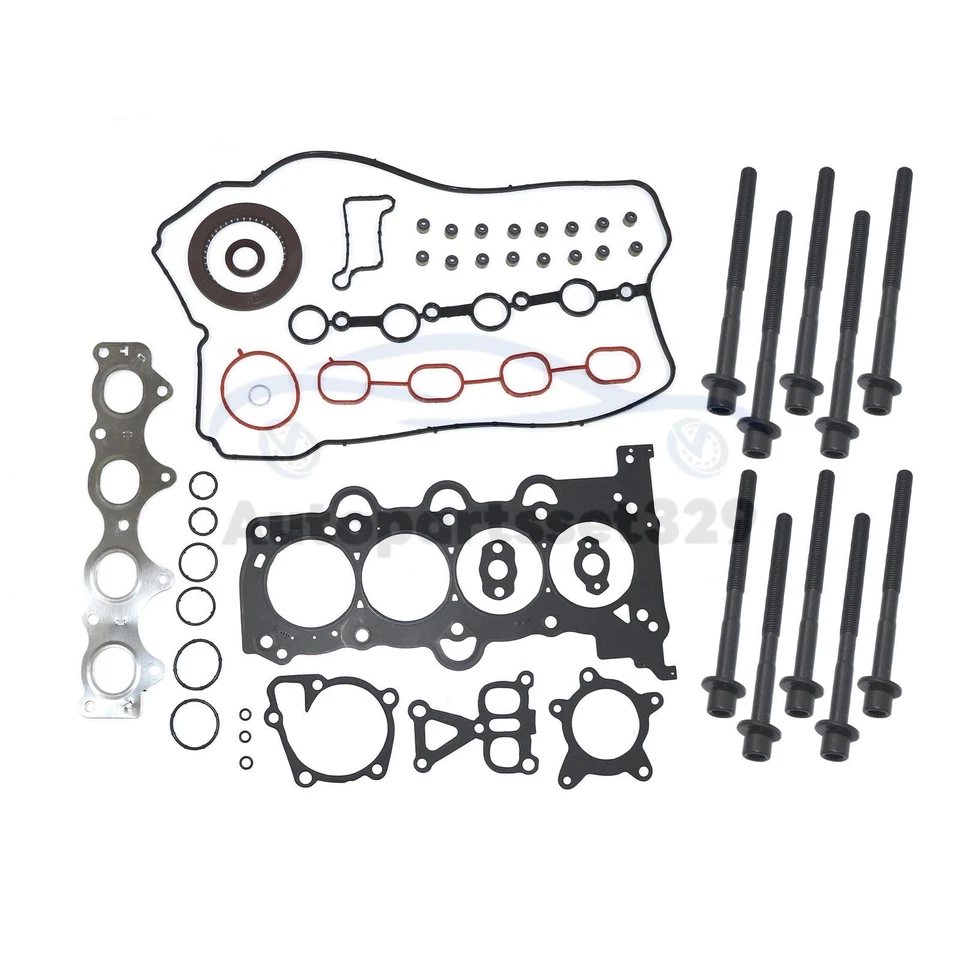 Head Gasket With Bolts Set For 2012-2016 Hyundai Kia Accent Rio 1.6L L4 DOHC 16v Foto 2 de 4