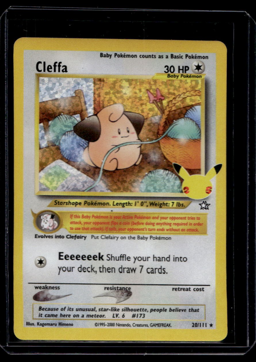 1995 - 2000 Pokemon Cleffa Neo Genesis LP - 020/111