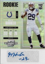 2017 Panini Contenders Optic #159 Malik Hooker RC EXCH Auto - FB