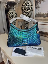 NWT Brahmin Emerald Lulia Esme Shoulder Handbag Purse One Of A Kind