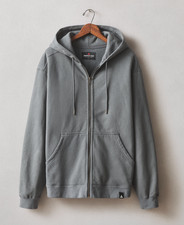 American Giant Hoodie Mens M Lava Smoke Gray Classic Full Zip Heavyweight NEW