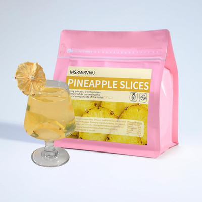 Dried Pineapple Slice Dehydrated Pineapple Slices for Cocktails Garnish Fruit Te