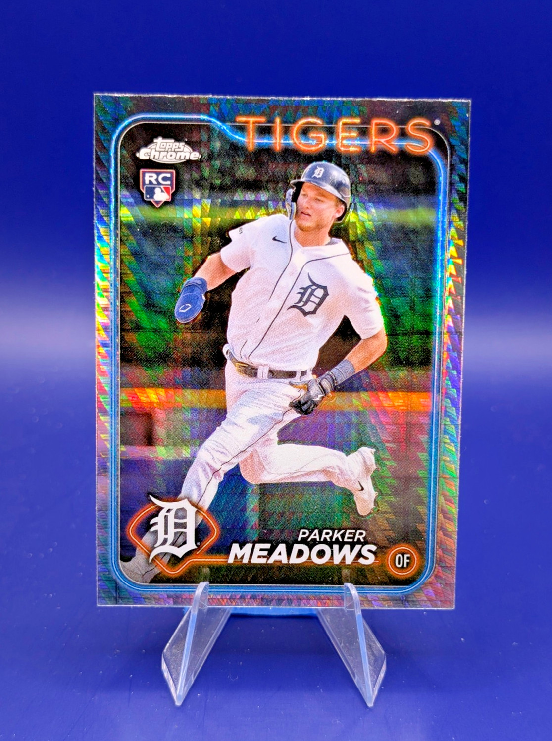 2024 Topps Chrome - Parker Meadows #271 Prism Refractor (RC)