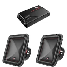 MTX S6512-44 12" Sub (2) + MTX JH10001 1100W Amp