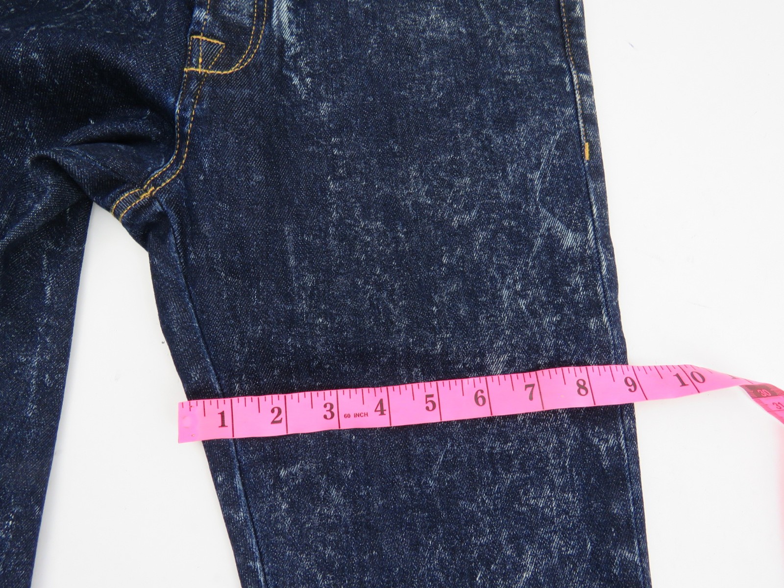 Valentino Made in Italy Mens Slim Fit Acid Wash Designer Denim Jeans Sz. 30 x 34