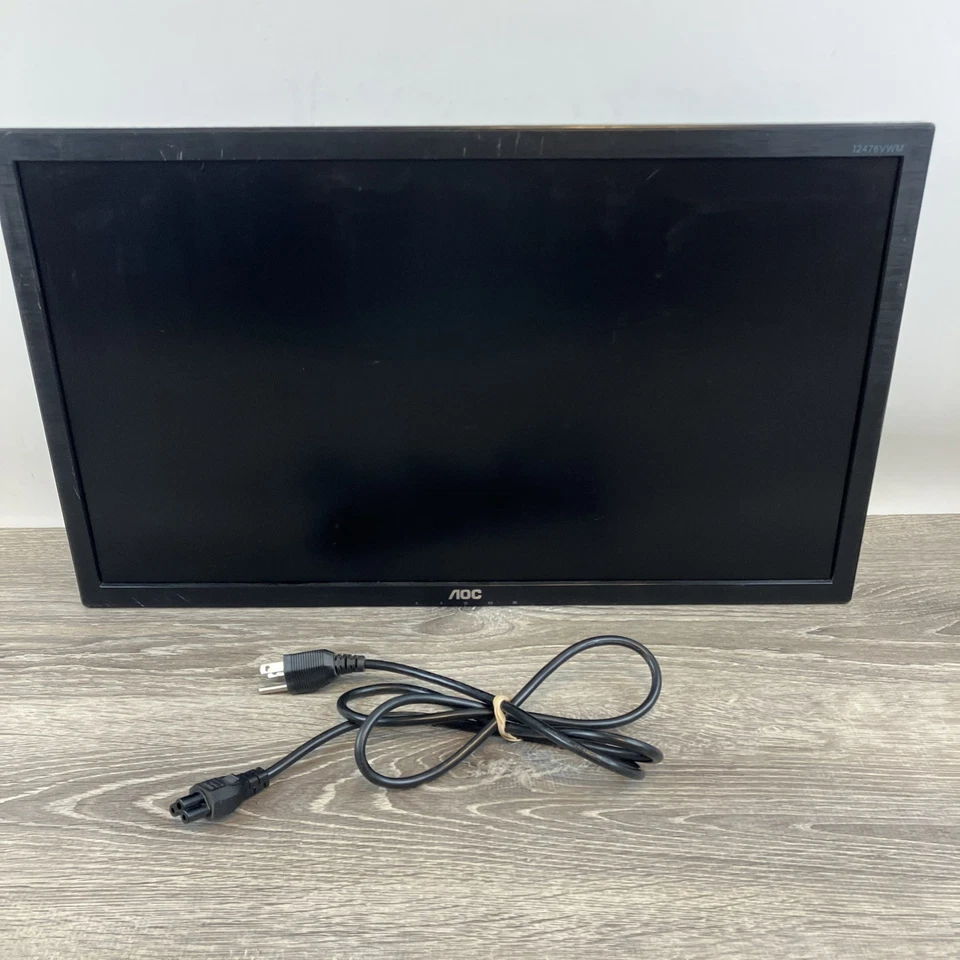 AOC I2476VWM 23.6'' 1080p Flat Computer Monitor Wall Mount Only with Power Cord - Image 2 of 4