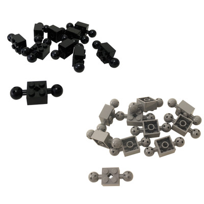LEGO Technic Stein 2x2 mit 2 Kugelgelenken + Achsloch 17114 - Farbe & Menge