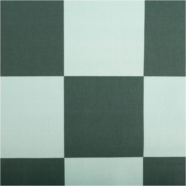 Baumwollstoff Halbpanama Karo 10X10 Cm GrüN Mint Meterware 1,40M Breite-image