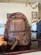 Dakine vintage brown Heidi Plaid snowboard mini backpack Excellent Condition
