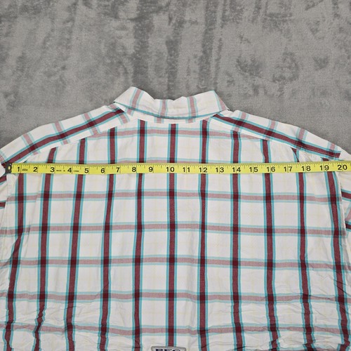 Columbia Super Bonehead Fishing Shirt Mens Medium PFG Plaid Vented Outdoor - Picture 14 of 18