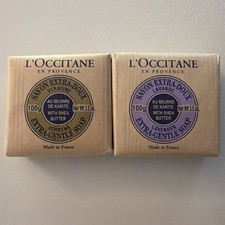 L'Occitane Verveine Lavande Shea Butter Soap Lot of 2  100g/3.5oz  New