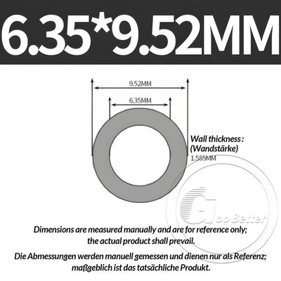 PTFE Tube Tubing Pipe ID 0.3-10mm OD 0.6-12.7mm High Temp Resistance Black