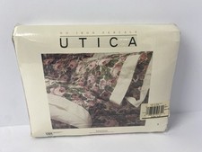 Vintage Utica Field Of Roses Queen Fitted Sheet NOS Made In USA Sealed No Iron