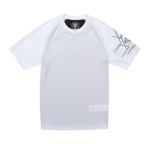 ASICS Volleyball Wear A77 EVOLUTION Top manica corta 2031E827.100 bianco x