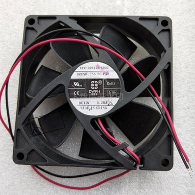 DWPH EFC-09E12H-E002 DC12V 0.28A 2-wire cooling fan #jg