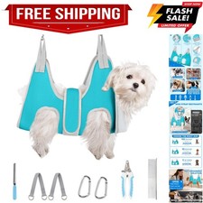 Dog Grooming Hammock for Small Dogs, Dog Hanging Harness for Nail Trimming Do...