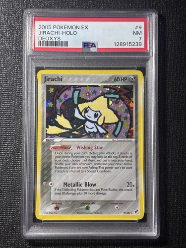 Jirachi graded PSA 7 for sale on eBay