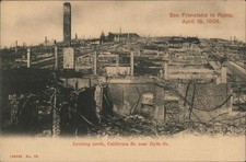 1906 Quake San Francisco, California CA Francisco Earthquake Ruins St Postcard