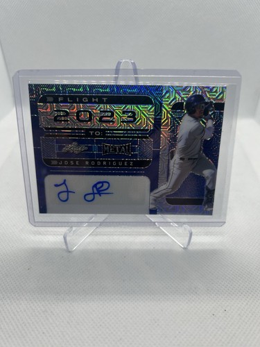 2023 leaf metal baseball - Jose Rodriguez Rc FT-JR1 1/5 Blue