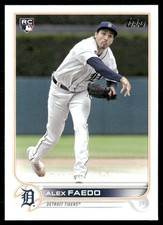 Alex Faedo Rookie 2022 Topps Update Detroit Tigers
