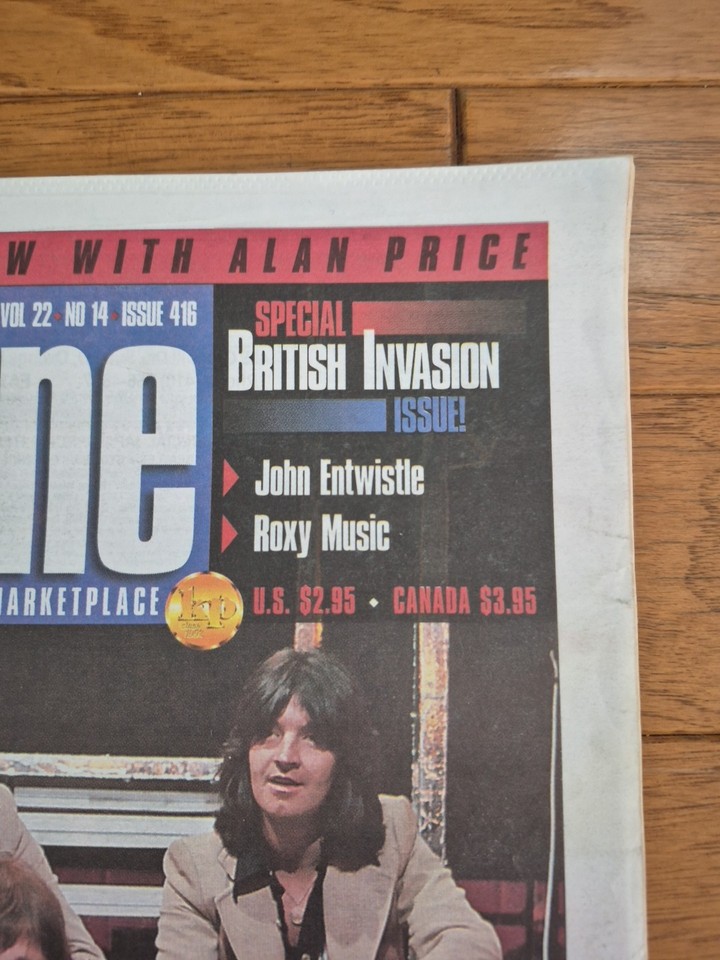 Goldmine Hollies Issue 416 July 5 1996 Vol 22 No 14 +John Entwistle ...
