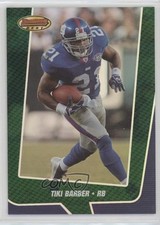 2005 Bowman's Best Green 404/799 Tiki Barber #1 g1z