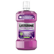 Listerine Total Care Anticavity Fluoride Mouthwash Oral Rinse Fresh Mint, 1L
