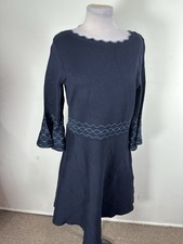 Dressbarn Women’s Navy Blue Color 3/4 Sleeve Dress Size 1X