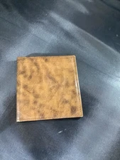 Vintage Rolfs Cognac Cowhide Men's Bi-Fold Wallet W/Card Holder Insert