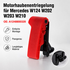 Werkstatt Ersatz Hauben&ouml;ffner F&uuml;r Mercedes W124 W202 W203 W210 OE A1248800320