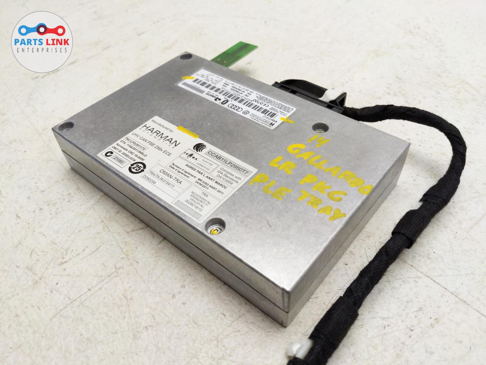 2011-14 LAMBORGHINI GALLARDO REAR LEFT BLUETOOTH PHONE CONTROL MODULE PLUG LP550