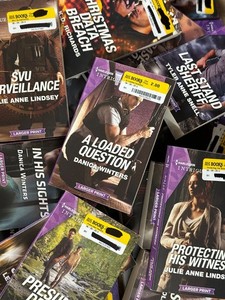 Lot of 10 Harlequin Intrigue Paperback Books Year : 2000-2024 -Good